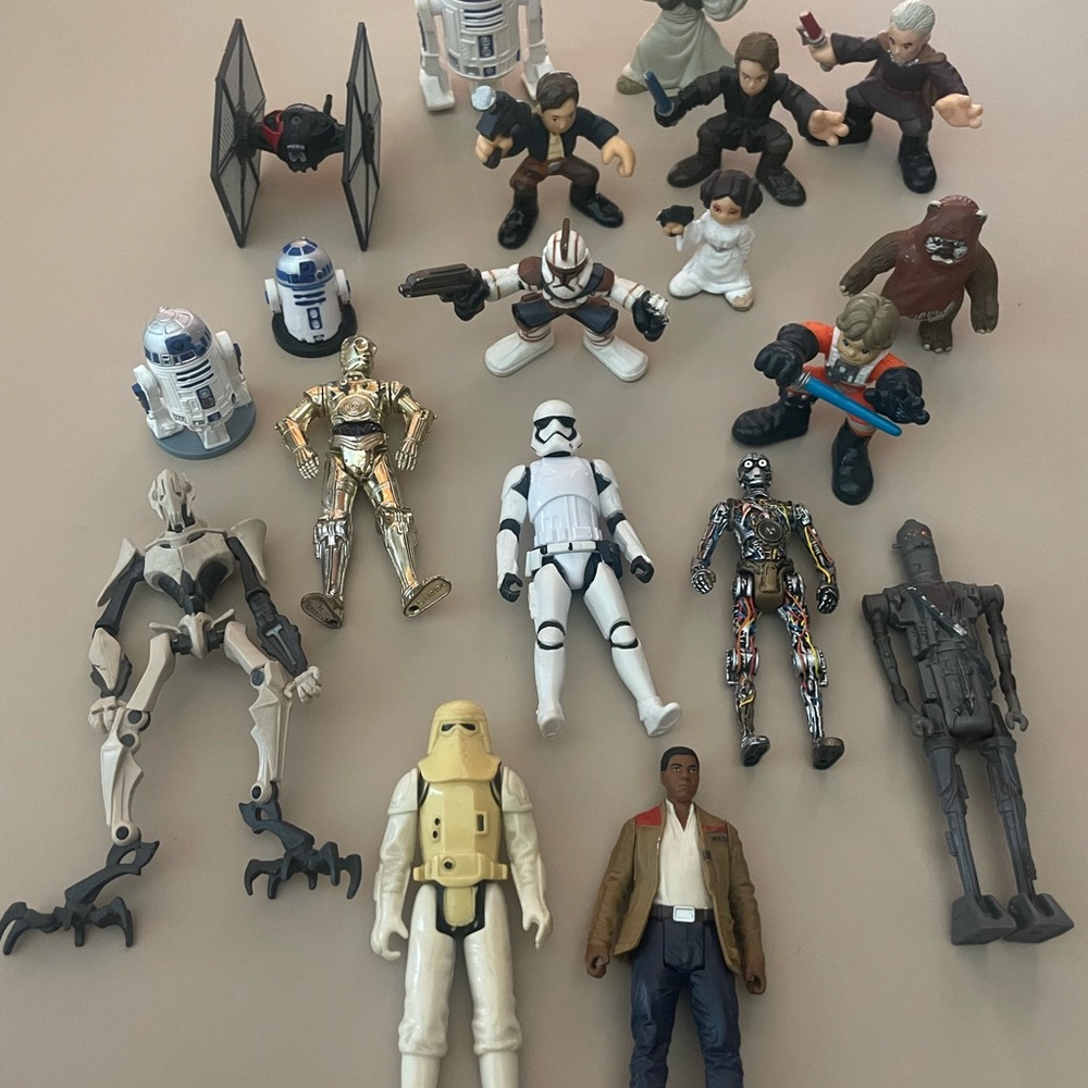 Star Wars Black and White Action Figures